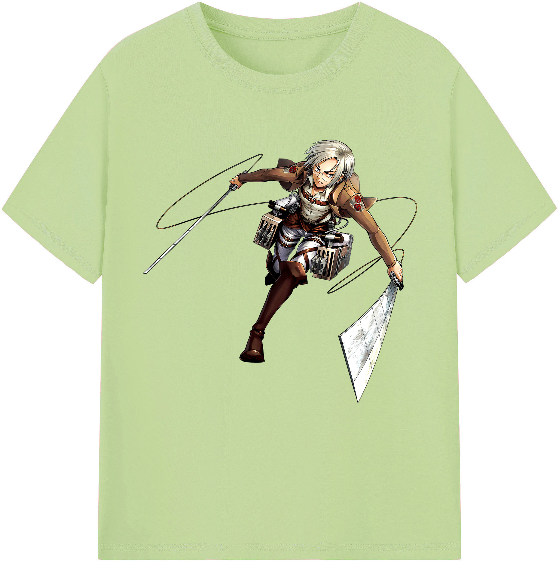 （画像用）  綿100％半袖Tシャツ（フロントプリント）